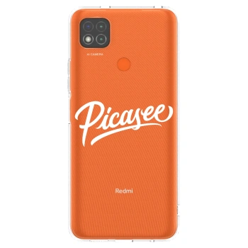 Picasee silikonska prozirna maskica za Xiaomi Redmi 9C - Picasee - old logo - white