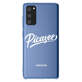 Picasee silikonska prozirna maskica za Samsung Galaxy S20 FE - Picasee - old logo - white