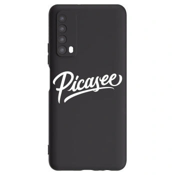 Picasee crna silikonska maskica za Huawei P Smart 2021 - Picasee - old logo - white