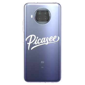 Picasee silikonska prozirna maskica za Xiaomi Mi 10T Lite - Picasee - old logo - white