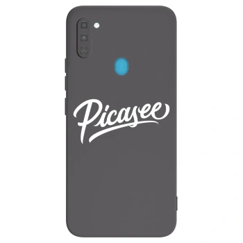 Maskica za Samsung Galaxy M11 - Picasee - old logo - white