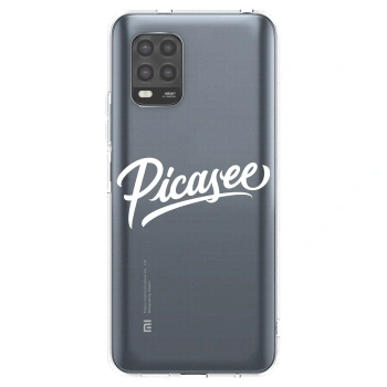 Picasee silikonska prozirna maskica za Xiaomi Mi 10 Lite - Picasee - old logo - white