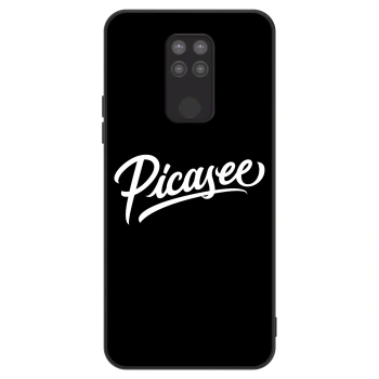 Maskica za Xiaomi Redmi Note 9 - Picasee - old logo - white