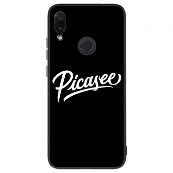 Maskica za Xiaomi Redmi Note 7 - Picasee - old logo - white