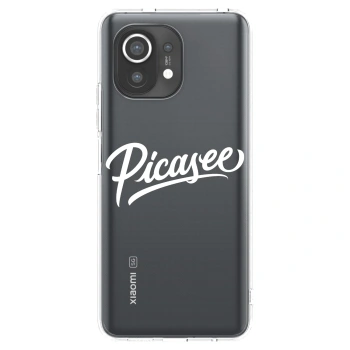 Picasee silikonska prozirna maskica za Xiaomi Mi 11 - Picasee - old logo - white