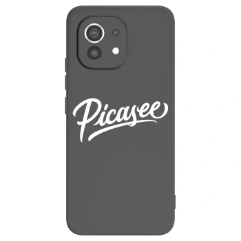 Picasee crna silikonska maskica za Xiaomi Mi 11 - Picasee - old logo - white