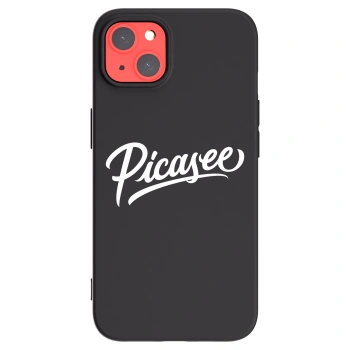 Picasee crna silikonska maskica za Apple iPhone 13 - Picasee - old logo - white