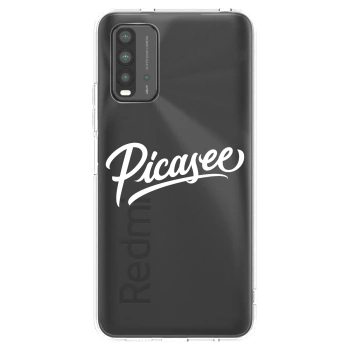 Picasee silikonska prozirna maskica za Xiaomi Redmi 9T - Picasee - old logo - white