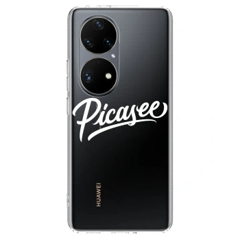 Maskica za Huawei P50 - Picasee - old logo - white