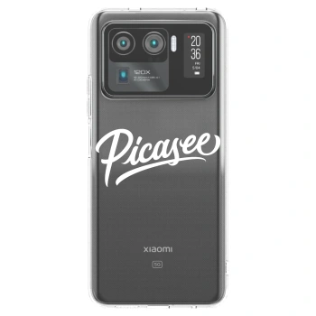 Picasee silikonska prozirna maskica za Xiaomi Mi 11 Ultra - Picasee - old logo - white