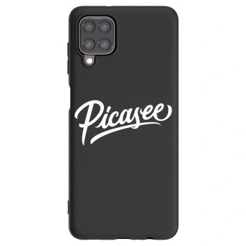 Picasee crna silikonska maskica za Samsung Galaxy M12 M127F - Picasee - old logo - white