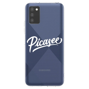 Picasee silikonska prozirna maskica za Samsung Galaxy A02s A025G - Picasee - old logo - white