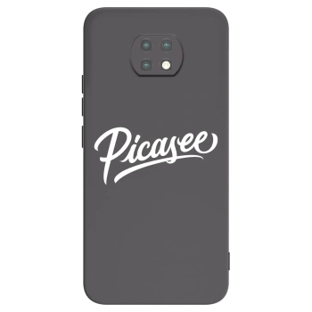 Picasee crna silikonska maskica za Xiaomi Redmi Note 9T - Picasee - old logo - white
