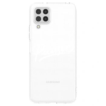 Picasee silikonska prozirna maskica za Samsung Galaxy A22 A225F 4G - Picasee - old logo - white