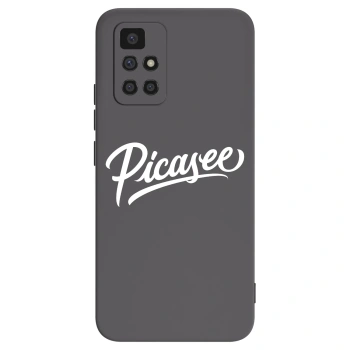 Picasee crna silikonska maskica za Xiaomi Redmi 10 - Picasee - old logo - white