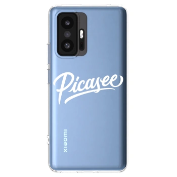 Picasee silikonska prozirna maskica za Xiaomi 11T Pro - Picasee - old logo - white