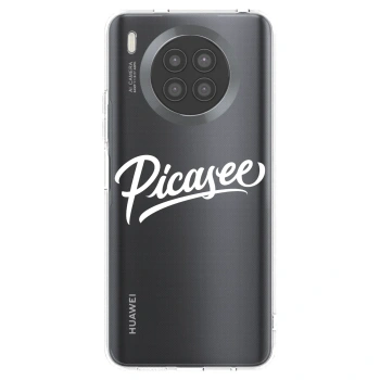 Picasee silikonska prozirna maskica za Huawei Nova 8i - Picasee - old logo - white