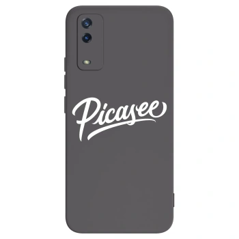 Picasee crna silikonska maskica za Vivo Y11s - Picasee - old logo - white