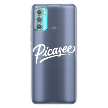 Picasee silikonska prozirna maskica za Motorola Moto G60 - Picasee - old logo - white