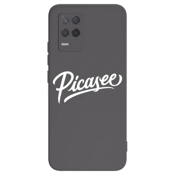 Picasee crna silikonska maskica za Realme 8 5G - Picasee - old logo - white