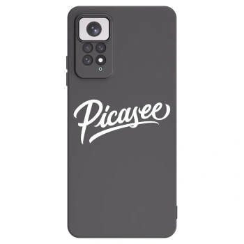 Picasee crna silikonska maskica za Xiaomi Redmi Note 11 - Picasee - old logo - white