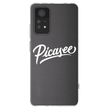 Picasee silikonska prozirna maskica za Xiaomi Redmi Note 11 Pro 5G - Picasee - old logo - white