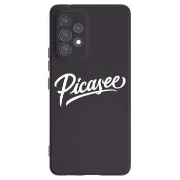 Picasee crna silikonska maskica za Samsung Galaxy A53 5G A536 - Picasee - old logo - white