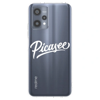 Picasee silikonska prozirna maskica za Realme 9 Pro 5G - Picasee - old logo - white