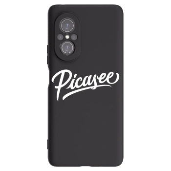 Picasee crna silikonska maskica za Huawei Nova 9 SE - Picasee - old logo - white