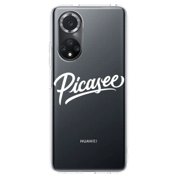 Picasee silikonska prozirna maskica za Huawei Nova 9 SE - Picasee - old logo - white