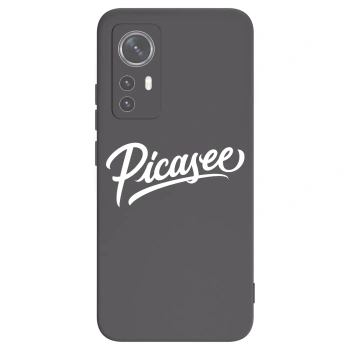 Picasee crna silikonska maskica za Xiaomi 12 - Picasee - old logo - white