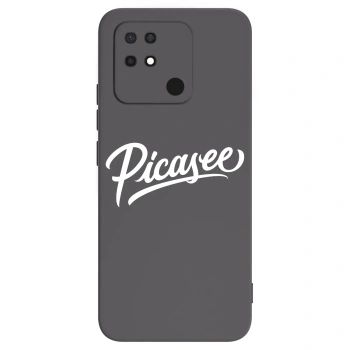 Picasee crna silikonska maskica za Xiaomi Redmi 10C - Picasee - old logo - white