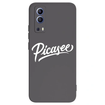 Picasee crna silikonska maskica za Vivo Y52 5G - Picasee - old logo - white