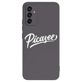 Picasee crna silikonska maskica za Samsung Galaxy M13 M135F - Picasee - old logo - white