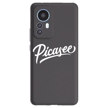Picasee crna silikonska maskica za Xiaomi 12T - Picasee - old logo - white