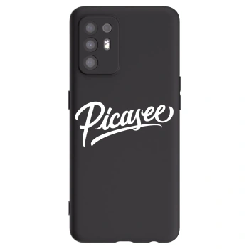 Picasee crna silikonska maskica za OPPO A94 5G - Picasee - old logo - white