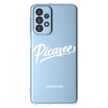 Picasee silikonska prozirna maskica za Samsung Galaxy A23 A235F 4G - Picasee - old logo - white