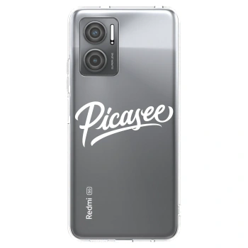 Picasee silikonska prozirna maskica za Xiaomi Redmi 10 5G - Picasee - old logo - white