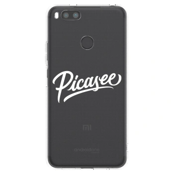Picasee silikonska prozirna maskica za Xiaomi Redmi A1 - Picasee - old logo - white