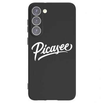 Picasee crna silikonska maskica za Samsung Galaxy S23+ 5G - Picasee - old logo - white