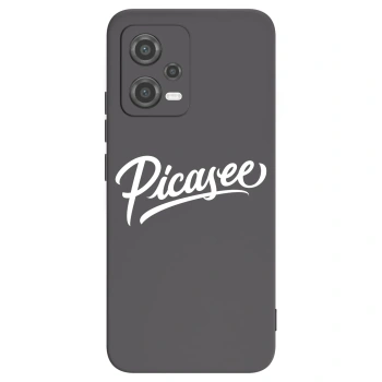 Picasee crna silikonska maskica za Xiaomi Poco X5 - Picasee - old logo - white