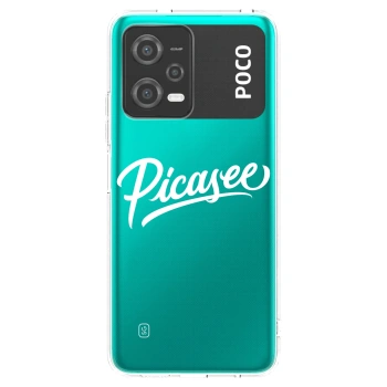 Picasee silikonska prozirna maskica za Xiaomi Poco X5 - Picasee - old logo - white