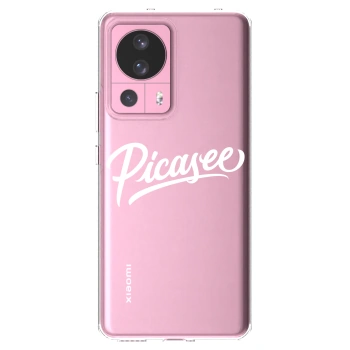Picasee silikonska prozirna maskica za Xiaomi 13 Lite - Picasee - old logo - white