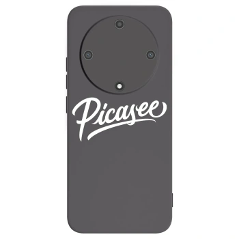Picasee crna silikonska maskica za Honor Magic5 Lite 5G - Picasee - old logo - white