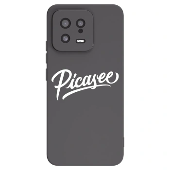 Picasee crna silikonska maskica za Xiaomi 13 - Picasee - old logo - white