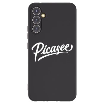 Picasee crna silikonska maskica za Samsung Galaxy A34 5G A346B - Picasee - old logo - white