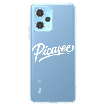 Picasee silikonska prozirna maskica za Xiaomi Redmi Note 12 5G - Picasee - old logo - white