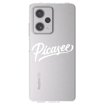Picasee silikonska prozirna maskica za Xiaomi Redmi Note 12 Pro+ 5G - Picasee - old logo - white