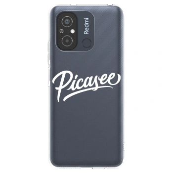 Picasee silikonska prozirna maskica za Xiaomi Redmi 12C - Picasee - old logo - white