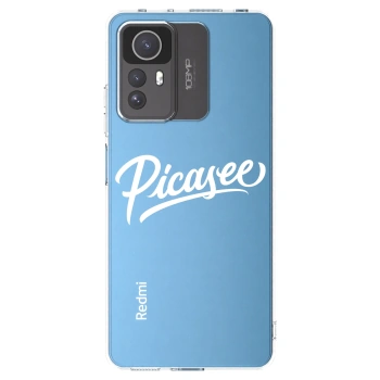 Picasee silikonska prozirna maskica za Xiaomi Redmi Note 12S - Picasee - old logo - white